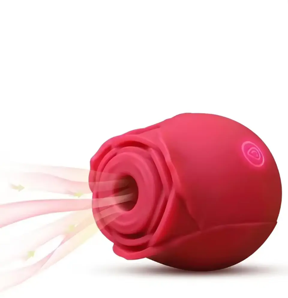 Succionador de Clitoris Rosa color Rojo 3