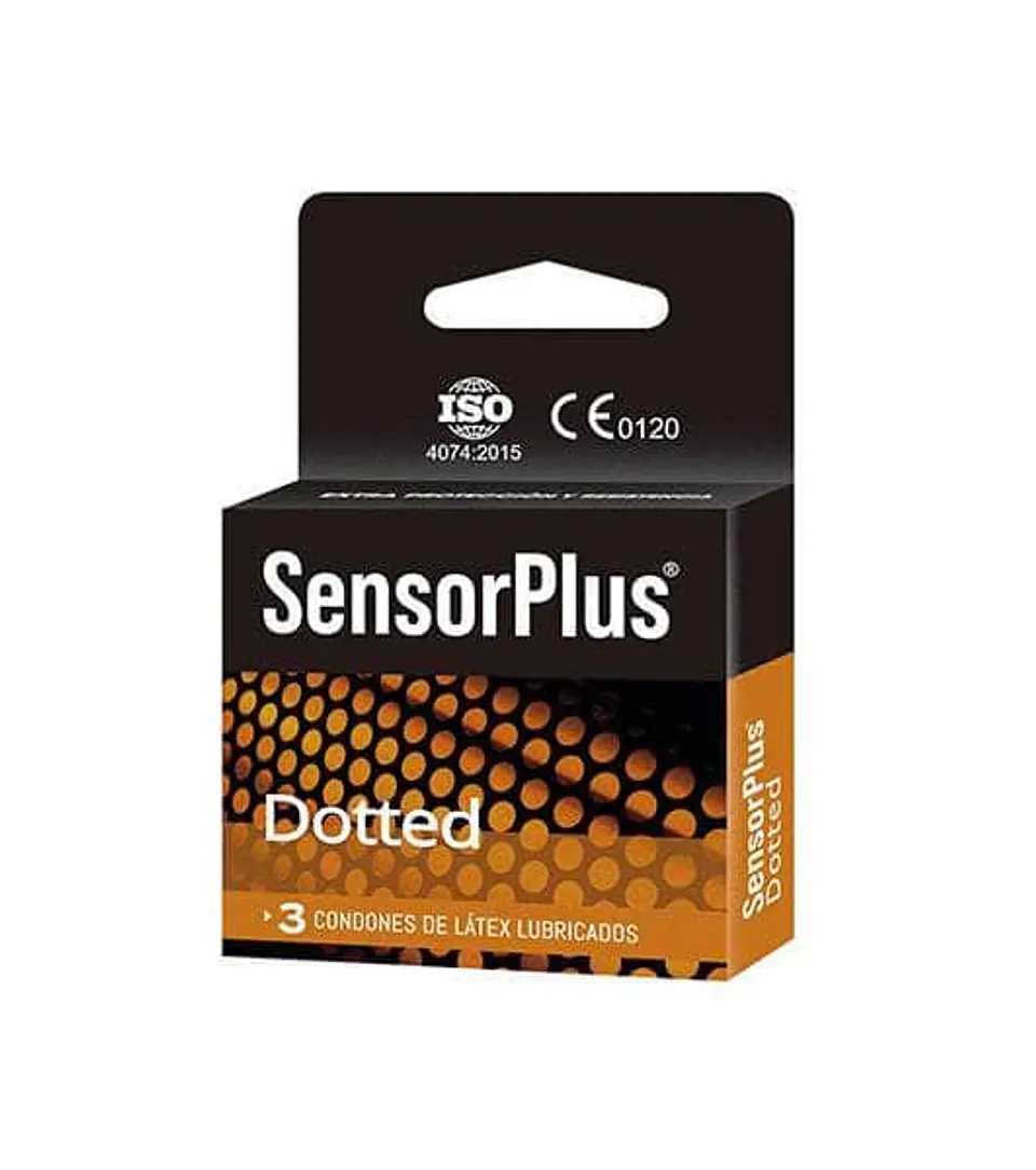 Preservativo Sensor Plus Dotted 3 unidades 1