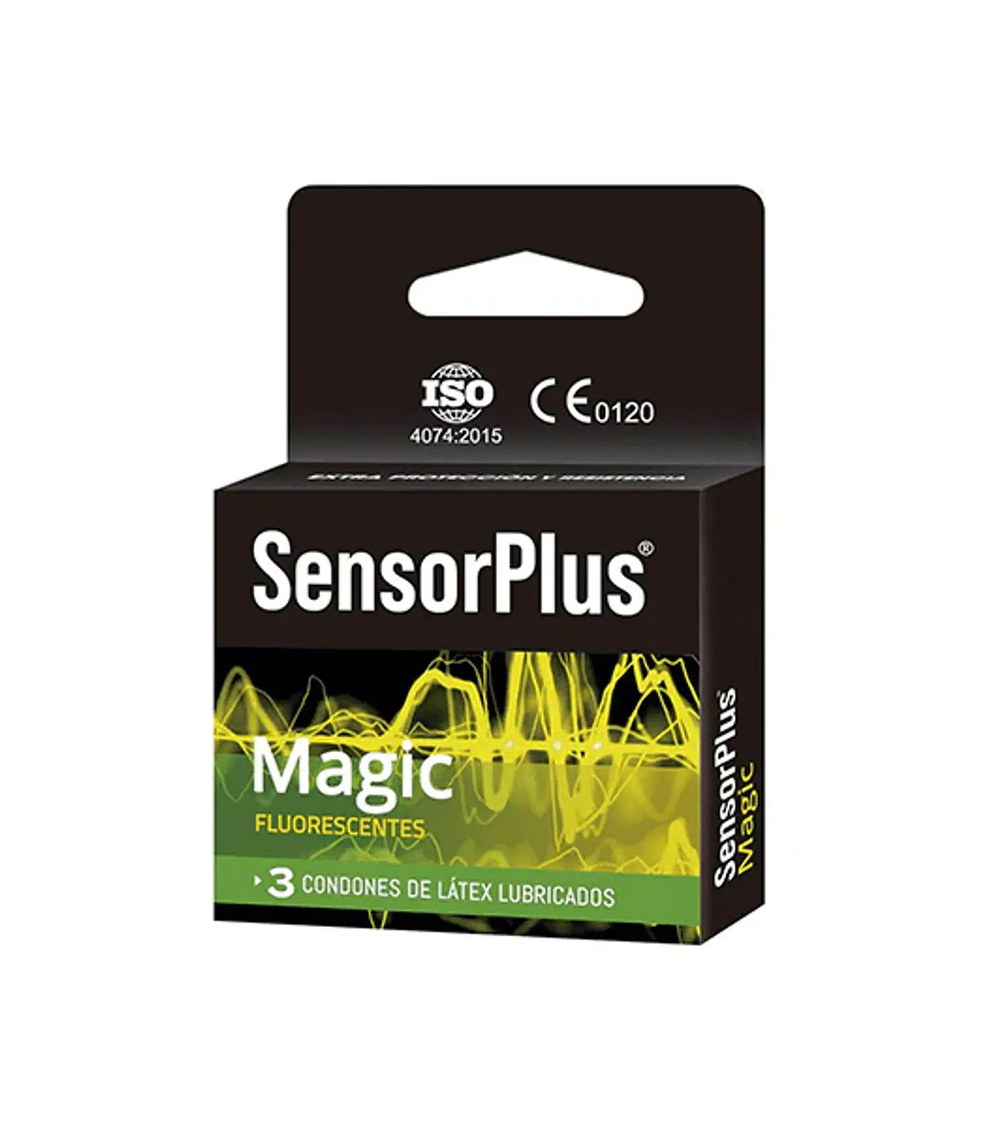 Preservativos Sensorplus Magic Fluor 3 Unids. 1