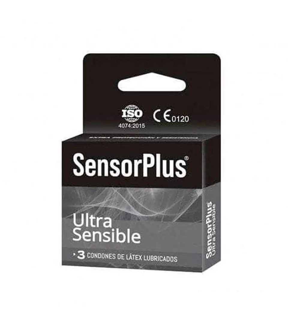 Preservativos Sensor Plus Ultra Sensible 3 Unidades 1