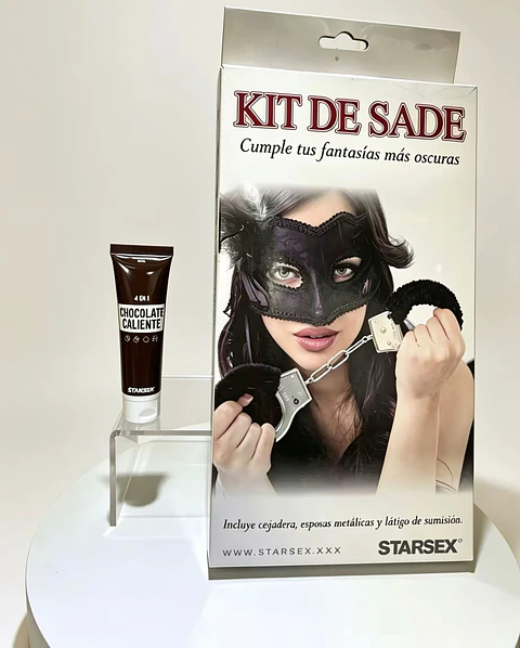 Pack Bondage principiantes + Lubricante Chocolate Caliente