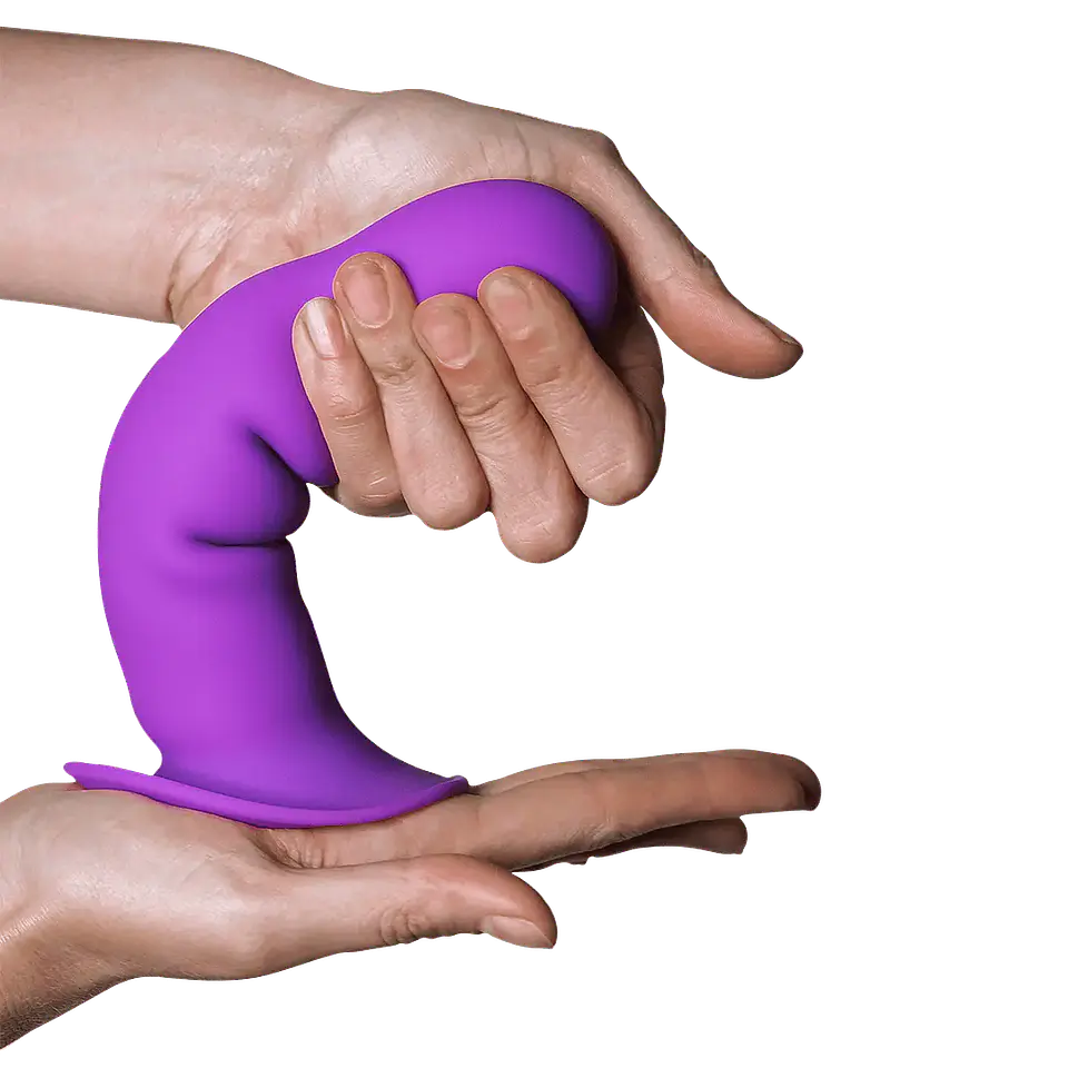 Dildo Vibrador Hitsens 3 Vibe Purple Recargable 18 cm 4