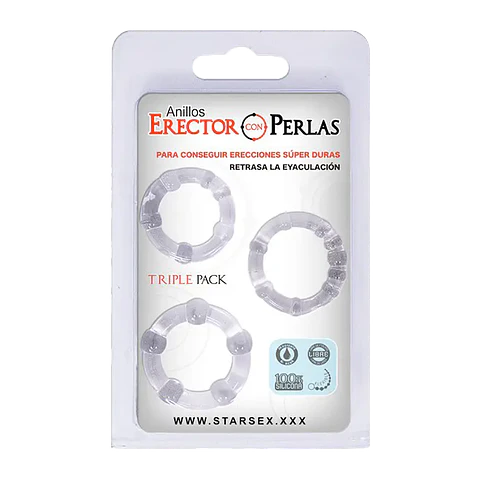 Anillos Erector con Perlas