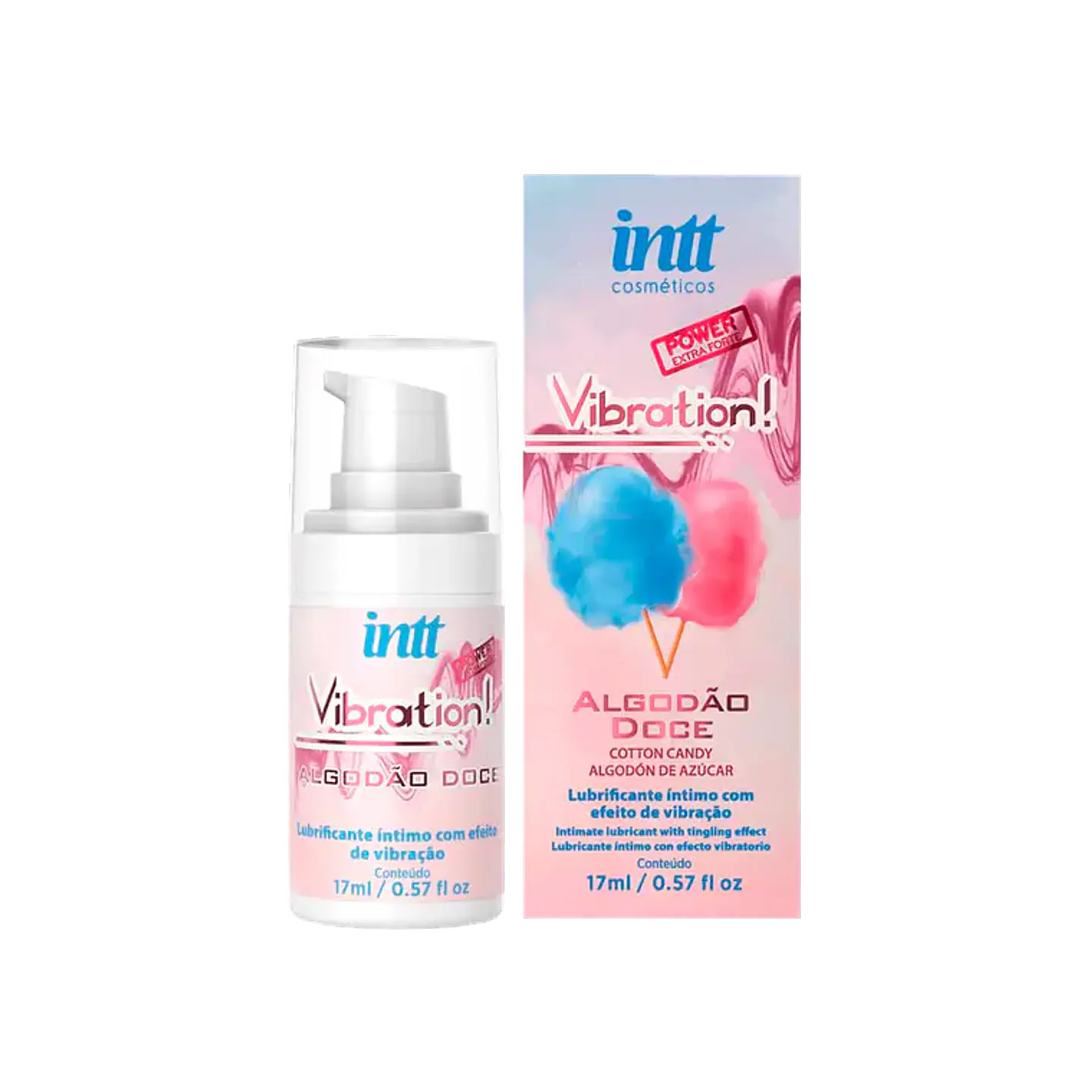 Gel Vibration Intt Algodón de Azúcar 17 ml 2