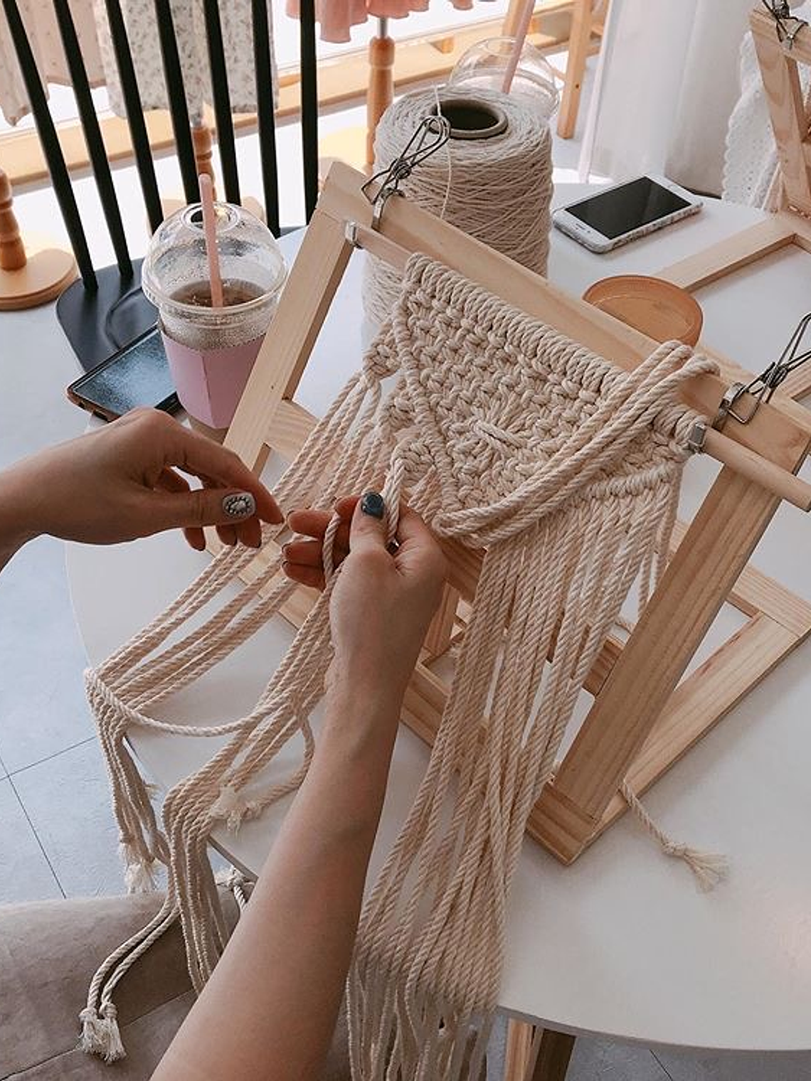 Taller Presencial de Macramé en La Serena 1