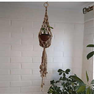 Taller de macramé - Colgante capullo de mariposa