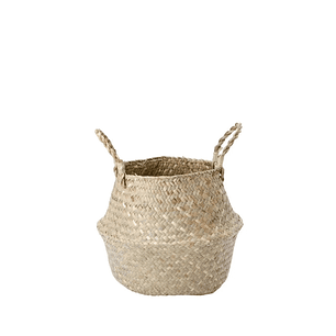 Cesto de fibra natural mediano