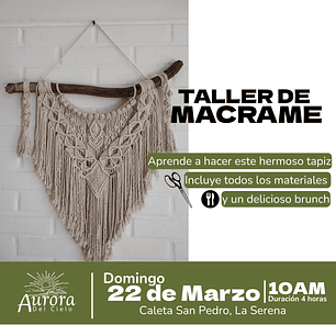Taller de macramé - Tapiz de macramé