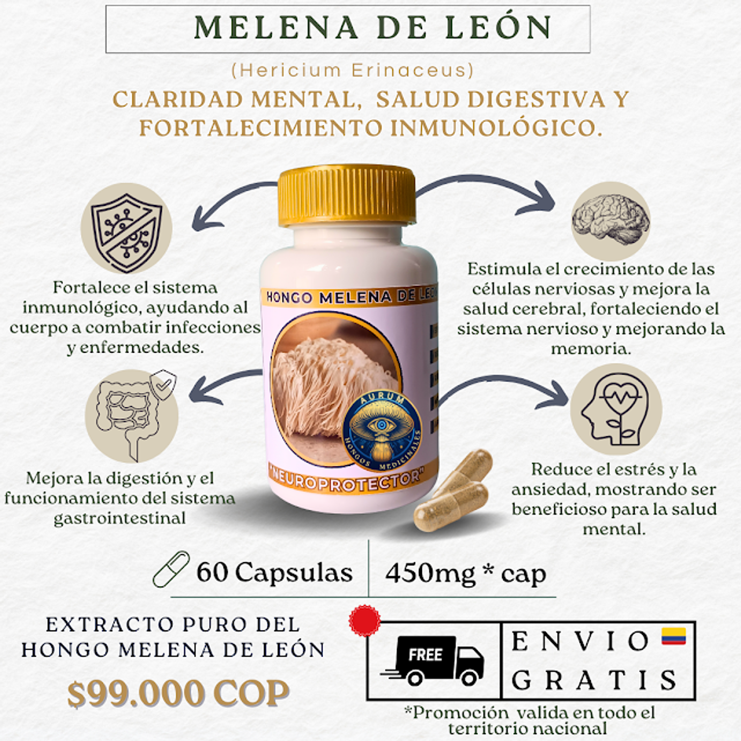 Cápsulas de Melena de Leon 5