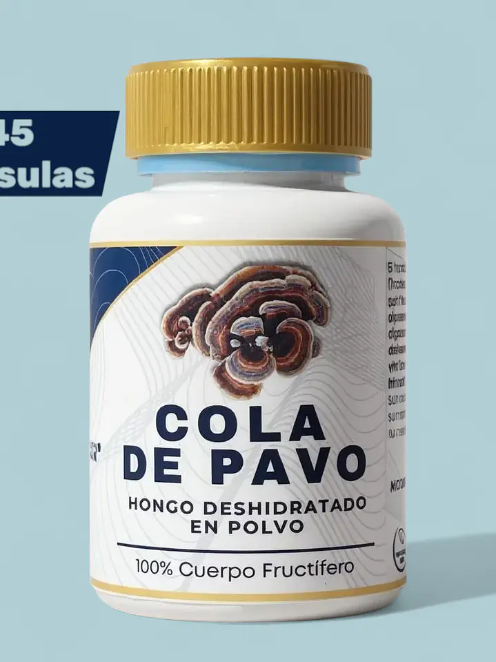 45 Capsulas de Cola de Pavo 1