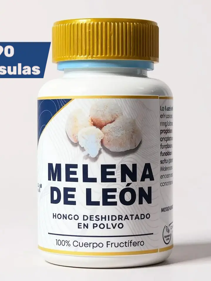 90 Cápsulas de Melena de Leon 1