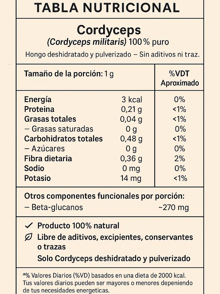 Cordyceps en polvo 2