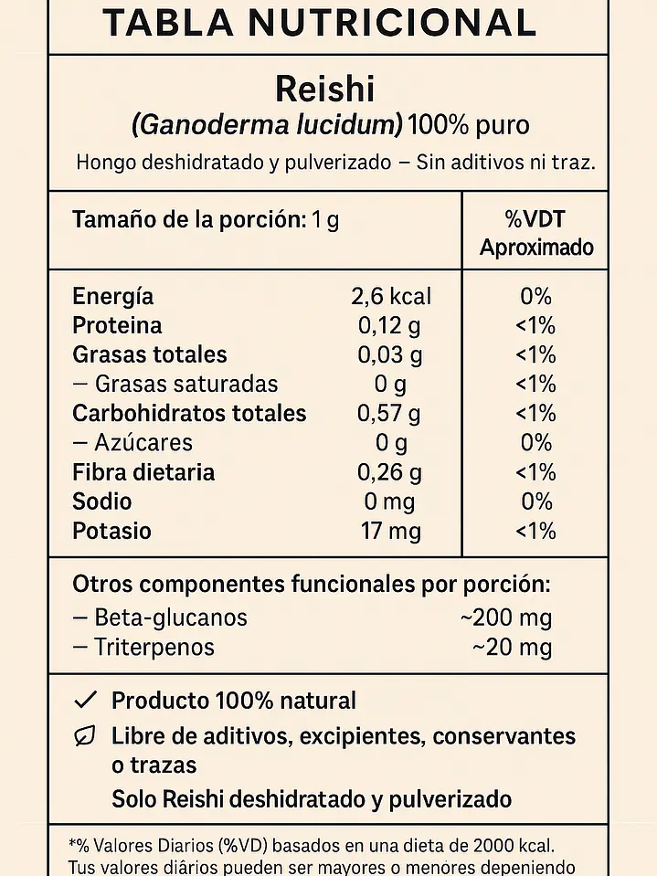 Reishi - Ganoderma en polvo 2
