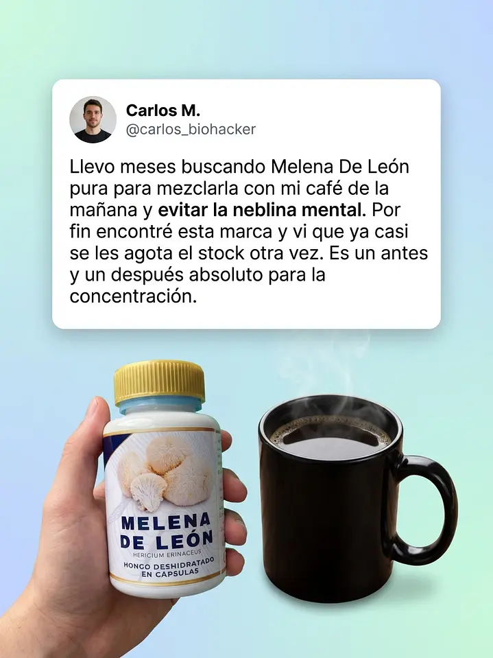 Potencia tu Memoria, Enfoque y Claridad Mental con el hongo melena de leon 10