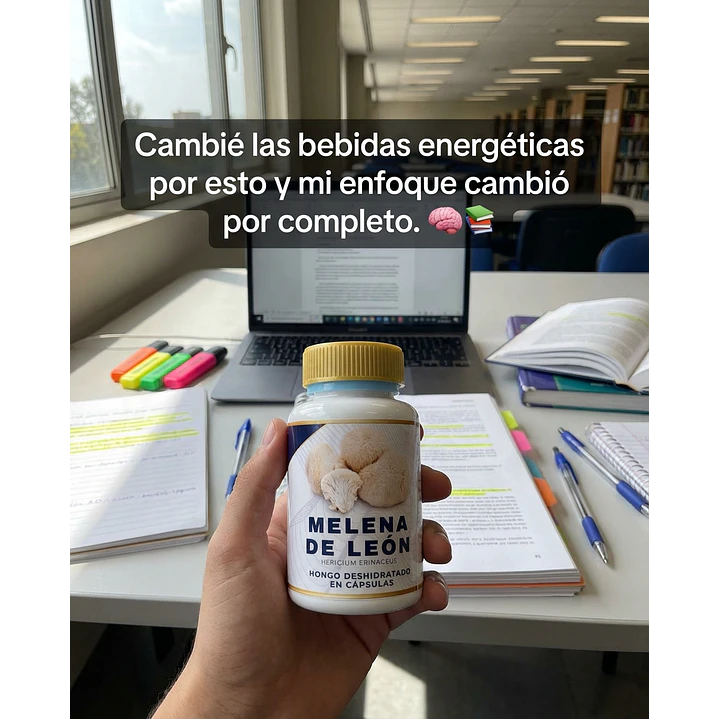 Pack Promocional - 2 Tarros de melena de leon x 60 Capsulas c/u - 120 capsulas en total 8