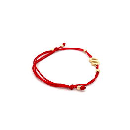 Pulsera Letra S Oro Amarillo 18K