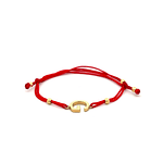 Pulsera De Oro Amarillo 18K Letra G 