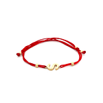 Pulsera Letra S Oro Amarillo 18K