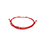 Pulsera Letra S Oro Amarillo 18K