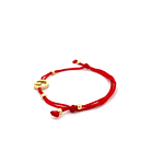 Pulsera De Oro Amarillo 18K Letra G 