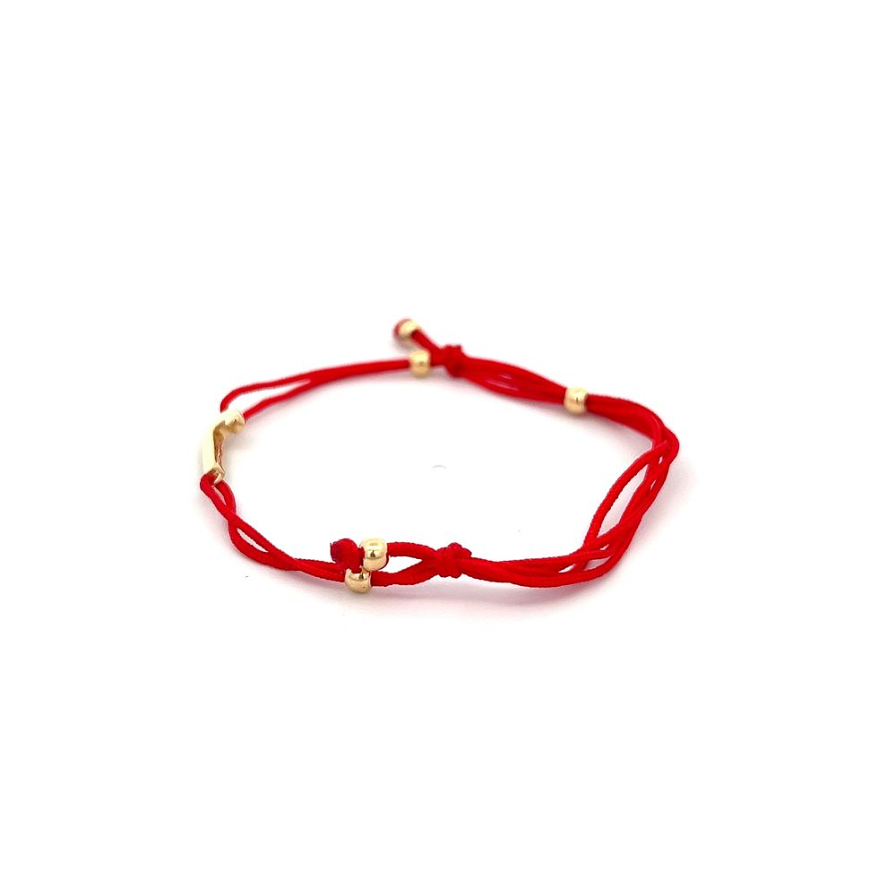 Pulsera De Oro Amarillo 18K Letra J 