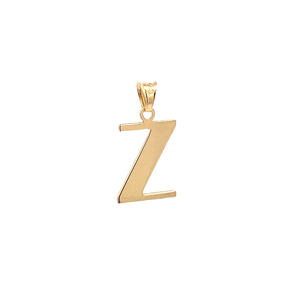 Colgante De Oro Amarillo 18K Letra Z 