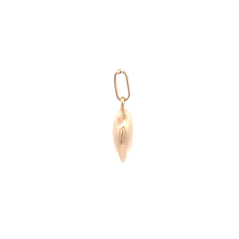 Colgante Corazón Oro Amarillo 18K 