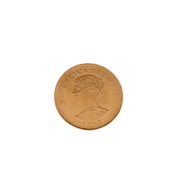 Moneda De Oro Nacional 21K 50 Pesos Chile Año 1961 
