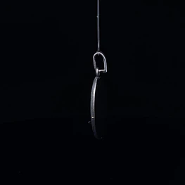 Colgante De Plata 925 Tallado Mapamundi 