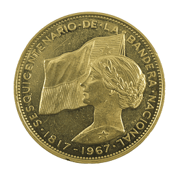 Moneda De Oro 500 Pesos Chile Ley .900