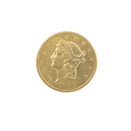 Moneda De Oro Extranjera 20 Dollars Estados Unidos Año 1895