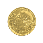 Moneda De Oro 2 Y 1/2 Pesos México Año 1945