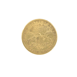 Moneda De Oro Extranjera 20 Dollars Estados Unidos Año 1895