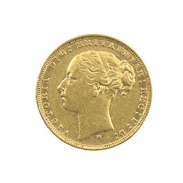 Moneda De Oro Sovereign Reino Unido Año 1881