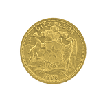 Moneda De Oro 10 Pesos Chile Año 1896