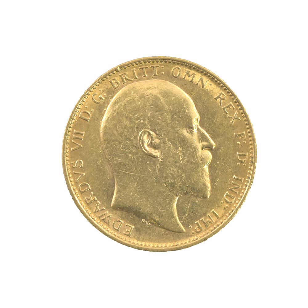 Moneda De Oro Sovereign Reino Unido Año 1902