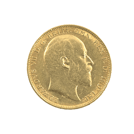 Moneda De Oro Sovereign Reino Unido Año 1902