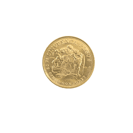 Moneda De Oro 50 Pesos Chile Año 1965