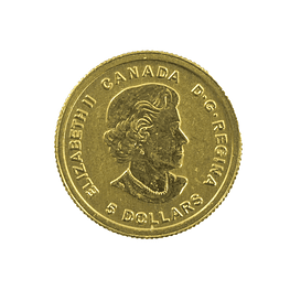 Moneda De Oro 5 Dollars Special Force Canadá Año 2016