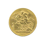 Moneda De Oro Sovereign Reino Unido Año 1918