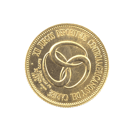 Moneda De Oro 30 Pesos República Dominicana Año 1974
