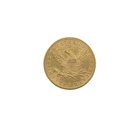Moneda De Oro 10 Dollars Estados Unidos Año 1893