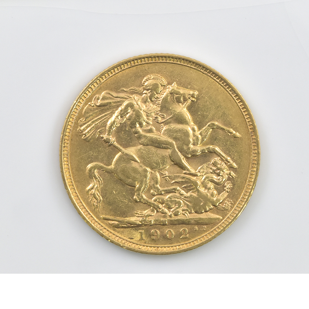 Moneda De Oro Sovereign Reino Unido Año 1902