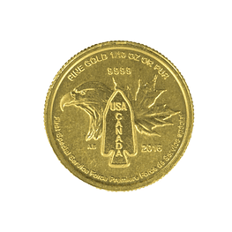Moneda De Oro 5 Dollars Special Force Canadá Año 2016