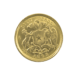 Moneda De Oro 10 Pesos Chile Año 1895