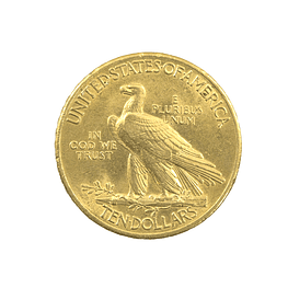 Moneda De Oro 10 Dollars Estados Unidos Año 1915