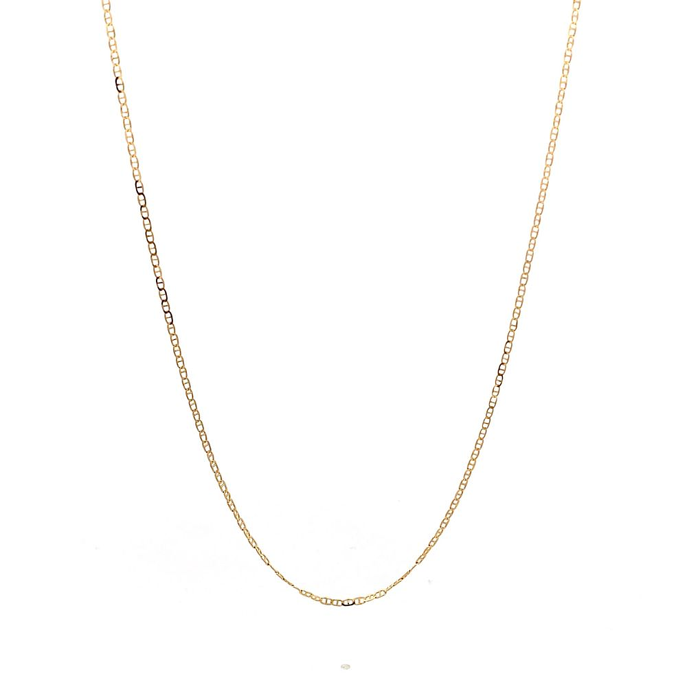 Cadena De Oro Amarillo 18K Banana