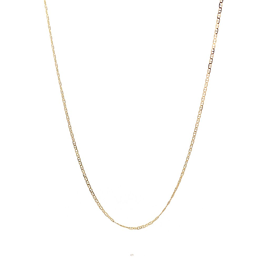 Cadena De Oro Amarillo 18K Banana