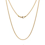 Cadena De Oro Amarillo 18K Bola Pellet