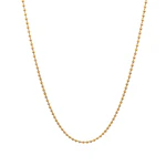 Cadena De Oro Amarillo 18K Bola Pellet